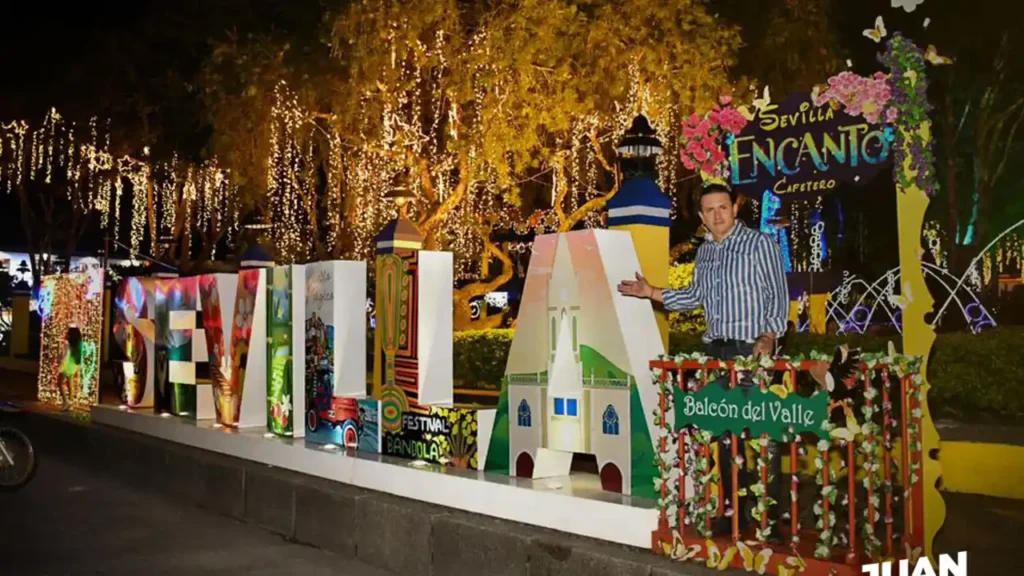 parque de la concordia decorado en navida